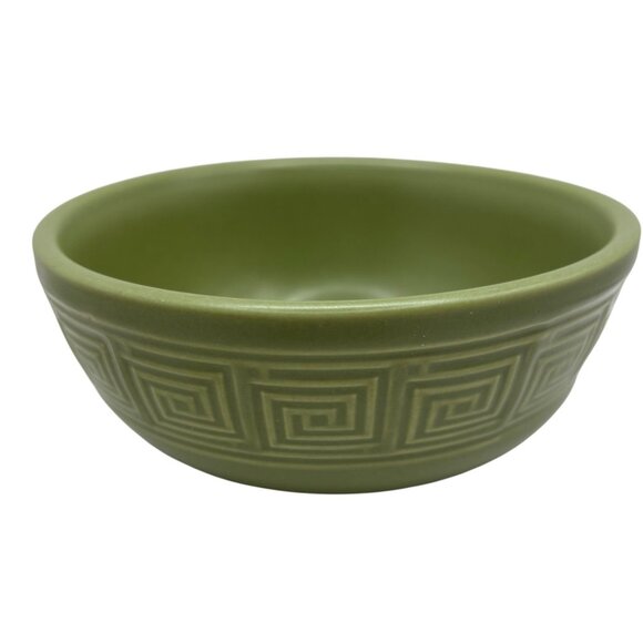 HTF Frank Lloyd Wright Collection Whirling Arrow Green Bowl HF Coors USA - Picture 1 of 6